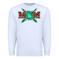 White aztec mom Premium Sweatshirt - Zillion Design Studio