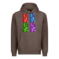 Coffee jellybear Premium Hoodie - AdoDesignShop