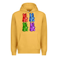 Mustard jellybear Premium Hoodie - AdoDesignShop