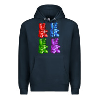 Navy jellybear Premium Hoodie - AdoDesignShop