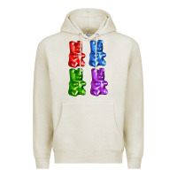 Oatmeal Heather jellybear Premium Hoodie - AdoDesignShop