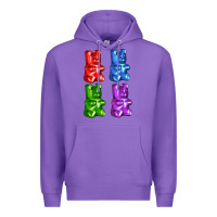 Purple jellybear Premium Hoodie - AdoDesignShop