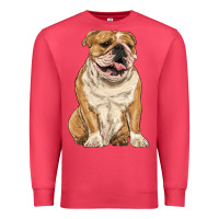 Cardinal english bulldog Premium Sweatshirt - RanaPortraitStore