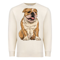 Sandshell english bulldog Premium Sweatshirt - RanaPortraitStore