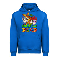 Cobalt mexican day of the dead Urban Hoodie - AdoDesignShop