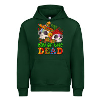 Forest Green mexican day of the dead Urban Hoodie - AdoDesignShop