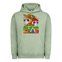 Pigment Oil Green mexican day of the dead Urban Hoodie - AdoDesignShop