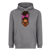 Storm afro messy bun pink leopard bow Heavyweight Hoodie - texasbilliewilder