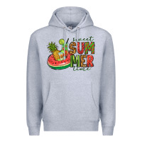 Heather Grey sweet summer time Premium Hoodie - Jasminsmagicworld