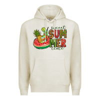 Oatmeal Heather sweet summer time Premium Hoodie - Jasminsmagicworld