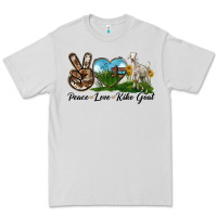 Dove Grey Peace Love Kiko Goat Premium Tee - LillyAllenDesigns