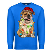 True Royal christmas bulldog Premium Sweatshirt - RanaPortraitStore