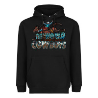Black the world needs more cowboys Heavyweight Hoodie - Zillion Design Studio