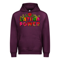 Mauve Wine latina power Urban Hoodie - AdoDesignShop