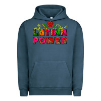 Pigment Midnight Navy latina power Urban Hoodie - AdoDesignShop