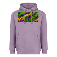 Mardi Gras Leopard Heavyweight Hoodie | Teevron