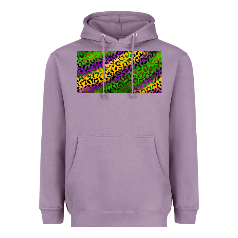 Mardi Gras Leopard Heavyweight Hoodie by RanaPortraitStore | Teevron
