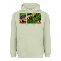 Matcha Mardi Gras Leopard Heavyweight Hoodie - RanaPortraitStore