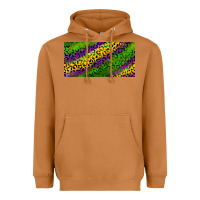 Meerkat Mardi Gras Leopard Heavyweight Hoodie - RanaPortraitStore