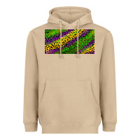 Mushroom Mardi Gras Leopard Heavyweight Hoodie - RanaPortraitStore