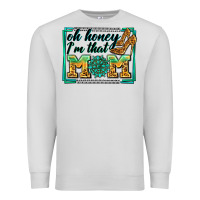 Dove Grey oh honey i'm that mom Premium Sweatshirt - Zillion Design Studio