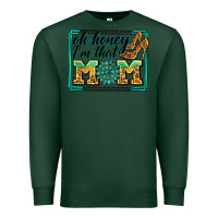 Sports Green oh honey i'm that mom Premium Sweatshirt - Zillion Design Studio