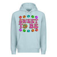 Blue Mist sweet to be candy Premium Hoodie - AdoDesignShop