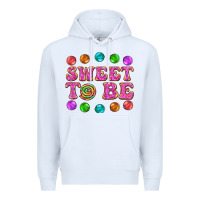 White sweet to be candy Premium Hoodie - AdoDesignShop