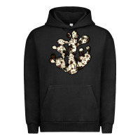 Pigment Black cowhide cactus Urban Hoodie - JahusDesignShop