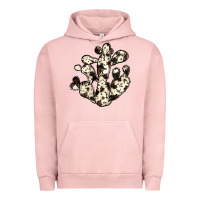 Pigment Salmon cowhide cactus Urban Hoodie - JahusDesignShop
