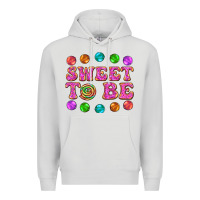 Dove Grey sweet to be candy Premium Hoodie - AdoDesignShop