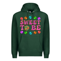 Sports Green sweet to be candy Premium Hoodie - AdoDesignShop