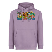 Lavender peace love free bird Heavyweight Hoodie - Zillion Design Studio