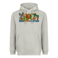 Moon Dust peace love free bird Heavyweight Hoodie - Zillion Design Studio
