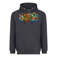 Smoke peace love free bird Heavyweight Hoodie - Zillion Design Studio