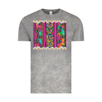 Cloud Rock tie dye hearts and butterfly with flowers Vintage Tee - Artiststas
