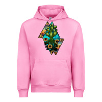 Fuchsia Pink cactus1 Urban Hoodie - JahusDesignShop