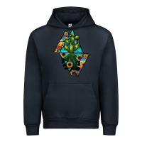 Navy cactus1 Urban Hoodie - JahusDesignShop