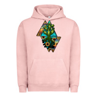 Pigment Salmon cactus1 Urban Hoodie - JahusDesignShop