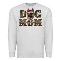 Dove Grey chriistmas dog mom with german shepherd Premium Sweatshirt - RanaPortraitStore