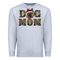 Heather Grey chriistmas dog mom with german shepherd Premium Sweatshirt - RanaPortraitStore
