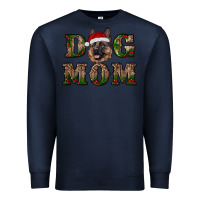 Chriistmas Dog Mom With German Shepherd Premium Sweatshirt | Teevron