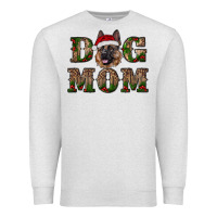 Oatmeal Heather chriistmas dog mom with german shepherd Premium Sweatshirt - RanaPortraitStore