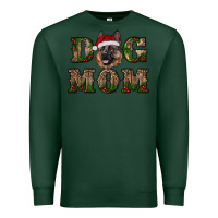 Sports Green chriistmas dog mom with german shepherd Premium Sweatshirt - RanaPortraitStore