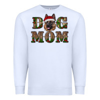 White chriistmas dog mom with german shepherd Premium Sweatshirt - RanaPortraitStore