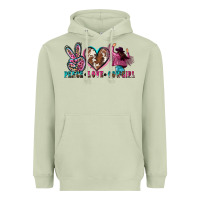 Matcha peace love cowgirl Heavyweight Hoodie - Zillion Design Studio