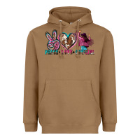 Toasted Coconut peace love cowgirl Heavyweight Hoodie - Zillion Design Studio