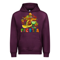 Mauve Wine fıesta with avocado and sombrero Urban Hoodie - AdoDesignShop