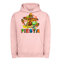 Pigment Salmon fıesta with avocado and sombrero Urban Hoodie - AdoDesignShop