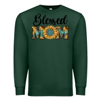 Sports Green blessed mom Premium Sweatshirt - RanaPortraitStore